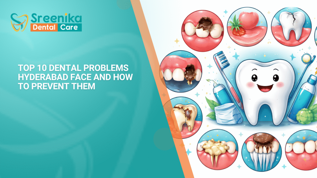 Top 10 dental problems hyderabad fix by sreenika clinic